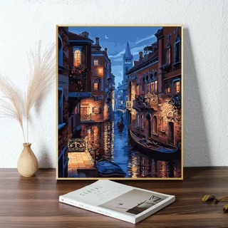 Tranh tô màu số hoá tự động 40*50 order