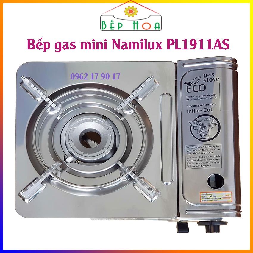 🌻 Bếp gas mini Namilux PL2111AS 🌻  - Mẫu mới nhất - vỏ inox - CHỐNG CHÁY NỔ - Bảo hành 6 tháng - Bếp Hoa