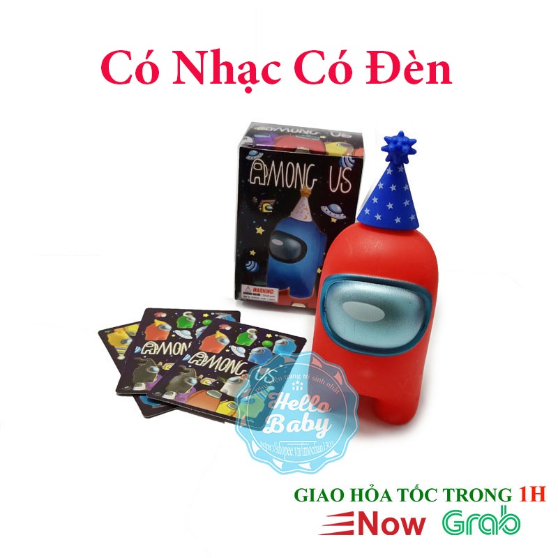 Đồ chơi mô hình Among Us (có nhạc, có đèn)