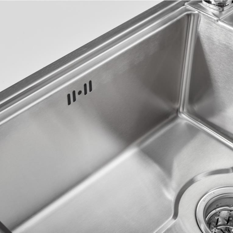 Chậu rửa chén inox Malloca MS 5082W, bồn rửa bát inox 304, Cam kết chính hãng