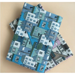 Vải Bố Canvas Tòa Nhà Xanh