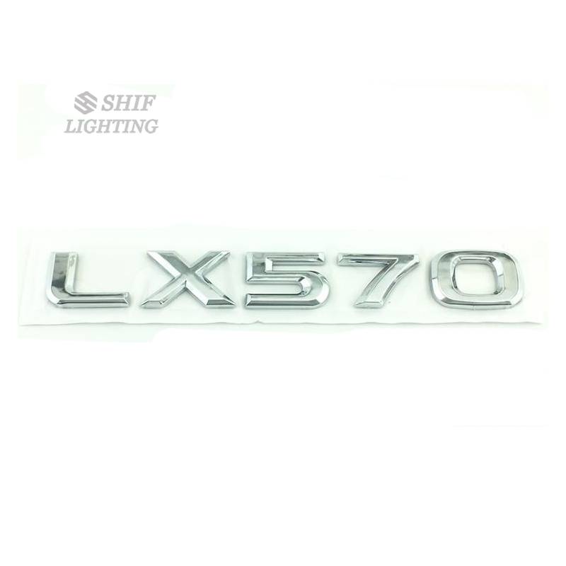 1 Miếng Dán Chữ ABS LX470 LX570 Thay Thế Cho Nắp Cốp Sau Xe Hơi LEXUS