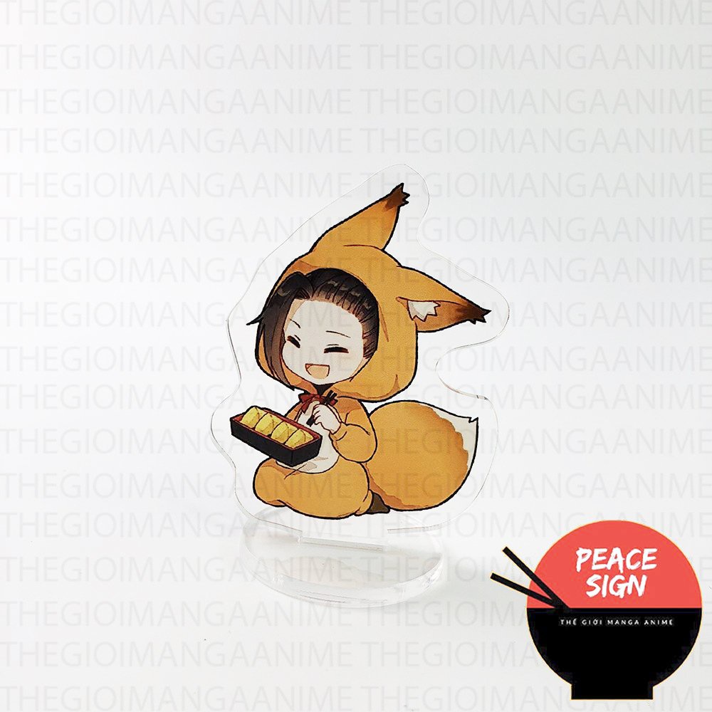Standee JUJUTSU KAISEN CHÚ THUẬT HỒI CHIẾN ver COSPLAY ĐỘNG VẬT 3cm chibi acrylic standee anime mica trang trí trưng bày
