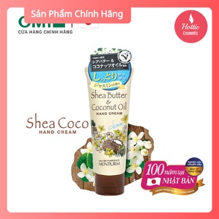 Kem dưỡng da tay omi menturm shea butter & coconut oil hand cream jasmine dưỡng ẩm mềm mịn hương hoa lài 75g