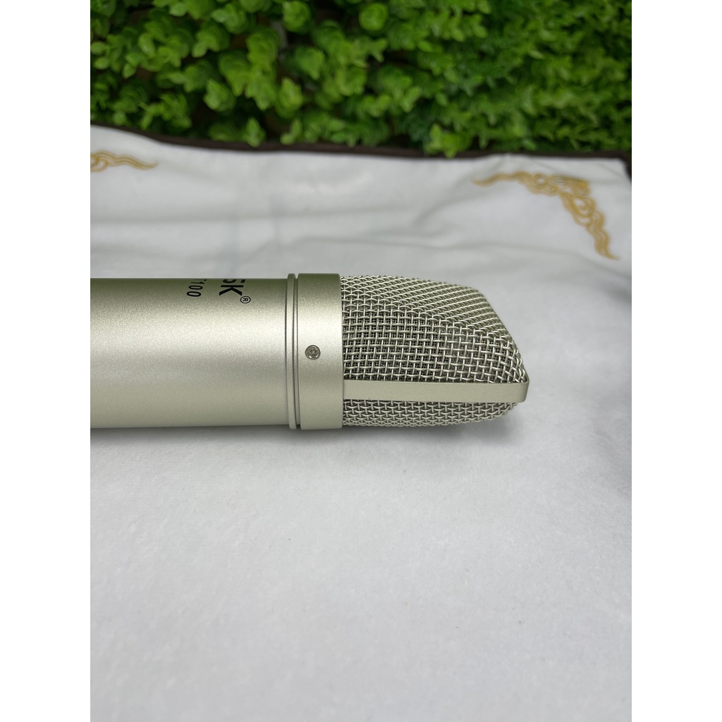 Mic Thu Âm ISK AT100 Loại 2. Livestrem, Thu Âm, Phát Trực Tiếp. Chất Âm Ổn Định, Kiểu Dáng Cực Đẹp. Bảo Hành 12 Tháng