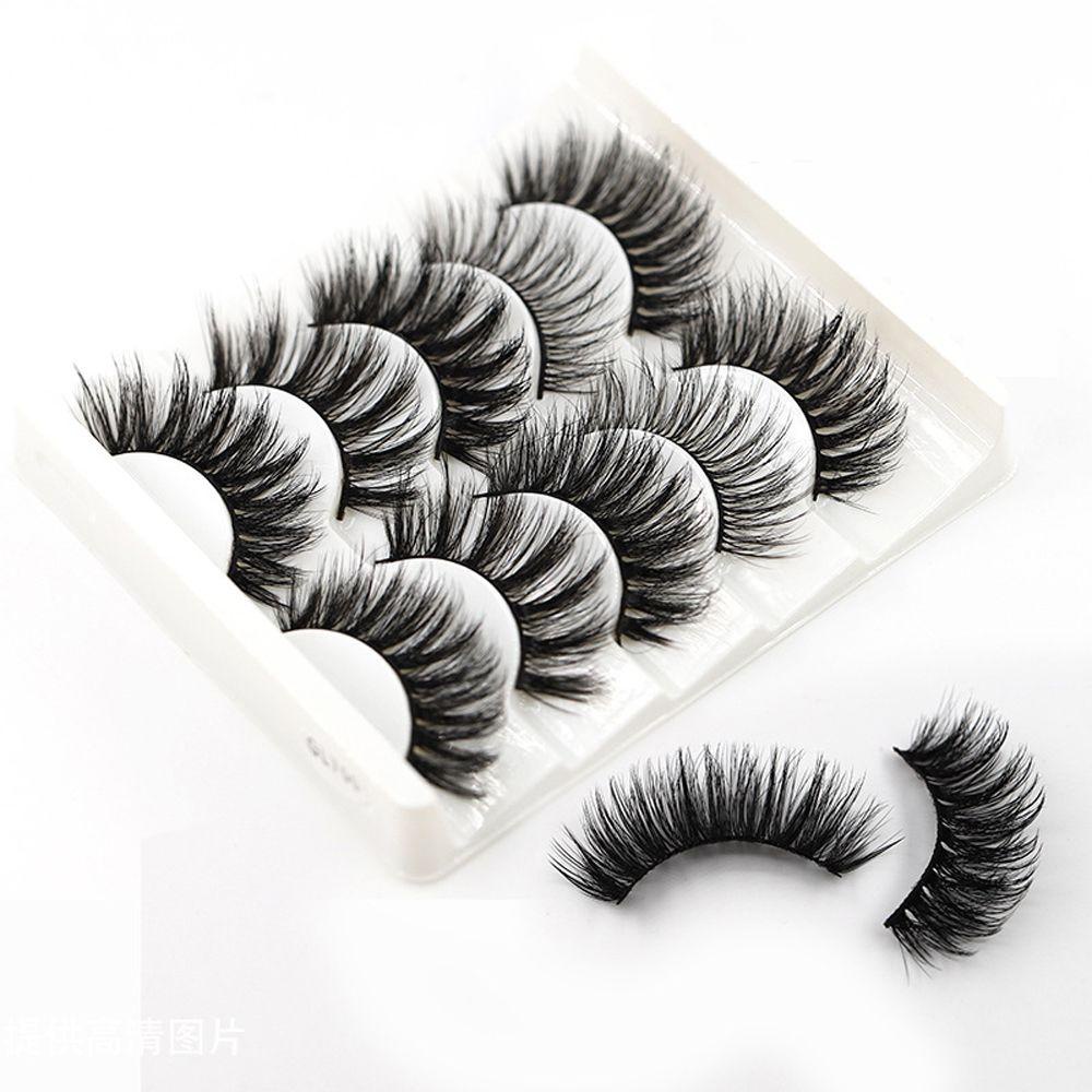 OCEANMAP Cặp Lông Mi Giả 3D Mềm Mại Tự Nhiên