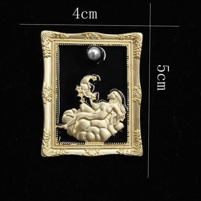 Pin cài áo hình tượng đồng nghệ thuật - GC500