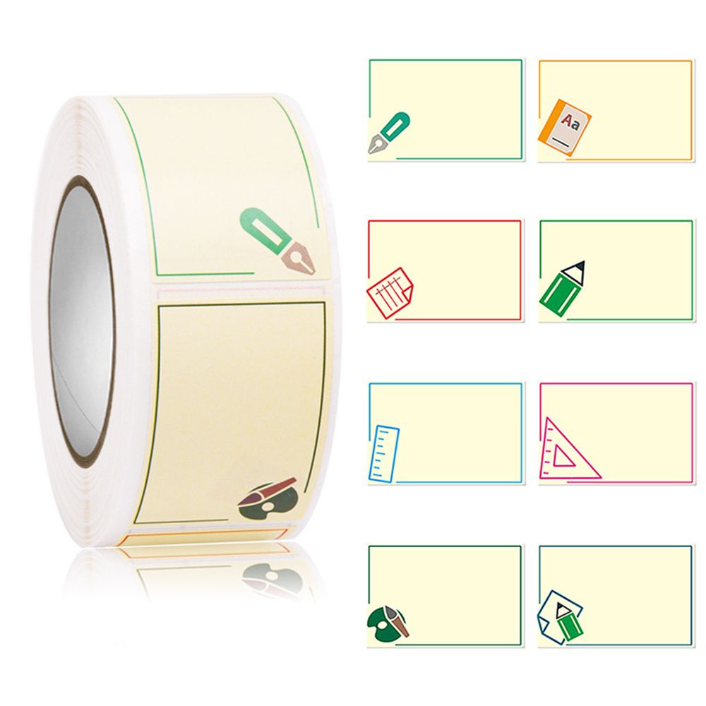Set 350 miếng dán ghi tên họa tiết hoạt hình động vật dễ thương dành cho bé