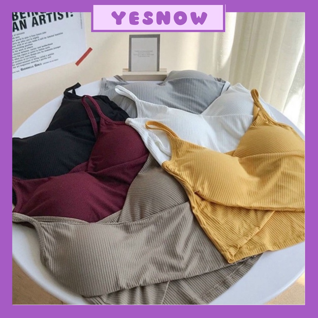 Áo Bra cotton may chéo có đệm ngực chất đẹp thoáng mồ hôi - Áo 2 dây Thể Thao dáng chéo Đủ Màu