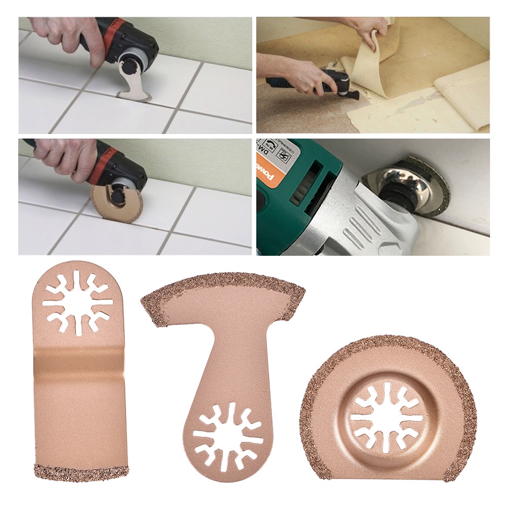 BOSCH Bộ 3 Lưỡi Cưa Cho Máy Chà Nhám Và Cắt Rung Đa Chức Năng Fein BT