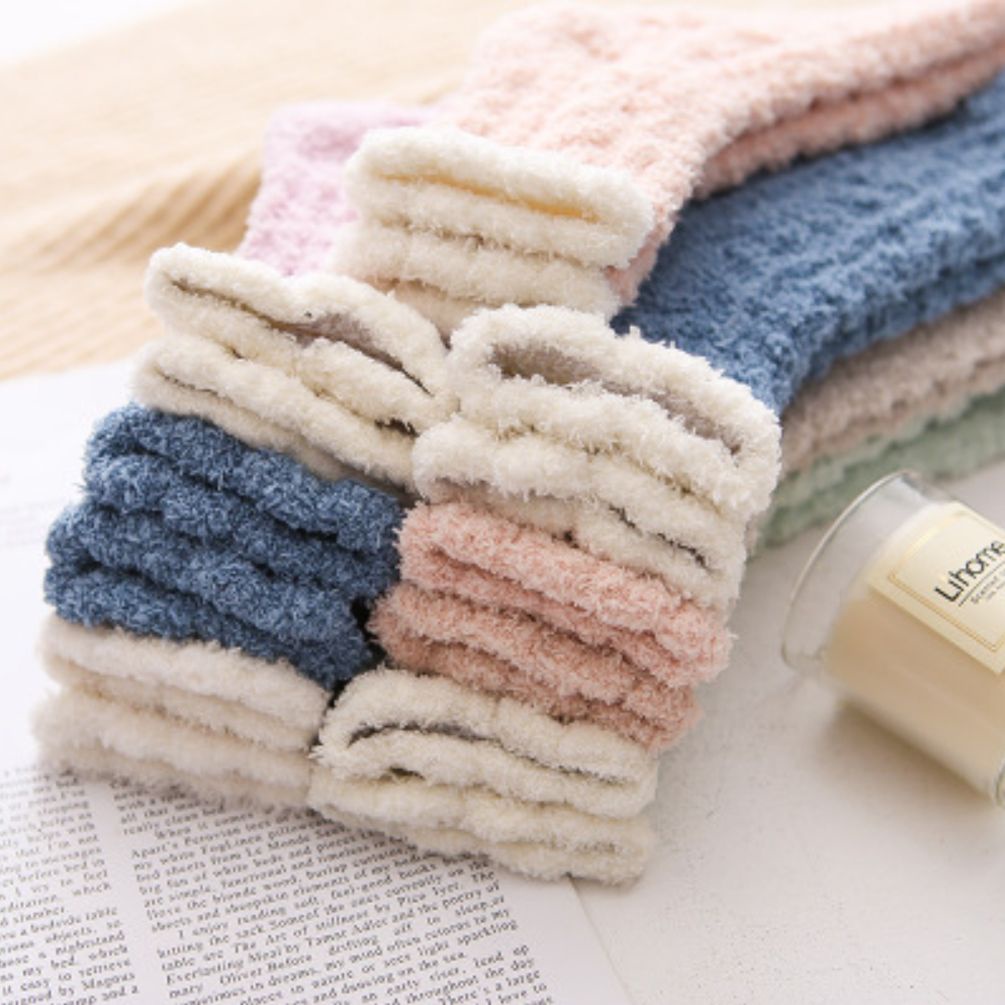 Vớ giữ ấm mùa đông nhiều màu sắc tùy chọn cho nam và nữ