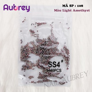 [Mã SP 108] Đá Nail Chân Lưới Mặt Cắt Đá Màu Light Amethyst