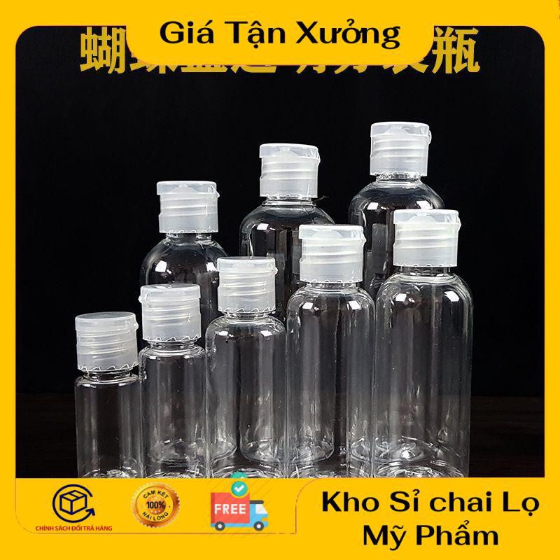 Chai Chiết Mĩ Phẩm ❤ TRÙM SỈ ❤ Chai nhựa pet nắp bật 20ml,30ml,50ml,100ml chiết mỹ phẩm , phụ kiện du lịch