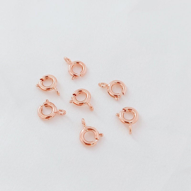 Khóa Cài Nối Đuôi Mạ Vàng Trắng/Vàng Hồng 18K Làm Đồ Thủ Công DIY