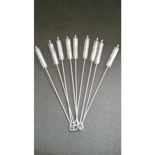 Cọ rửa ống hút 20cm bằng thép không rỉ que cọ rửa vệ sinh ống hút cao cấp