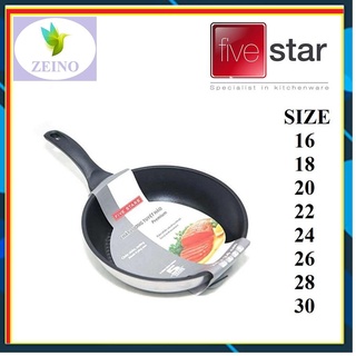 Chảo chống dính inox five-star - 3 đáy cho bếp từ
