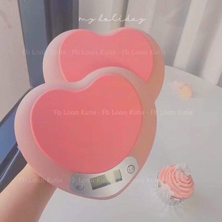 (XẢ HÀNG)Cân tiểu ly hình tim siêu xinh