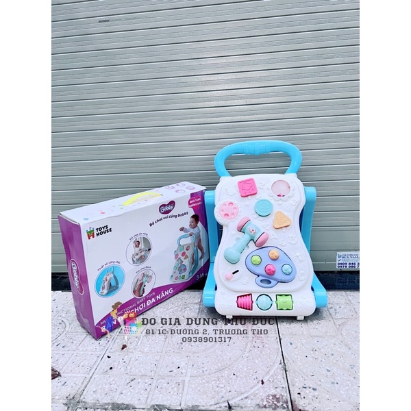 Xe tập đi kèm bàn chơi đa năng cho bé