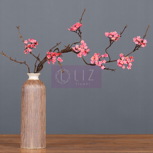 Hoa giả - Cành Đào Tuyết Khô decor - cây hoa giả cắm lọ trang trí nhà cửa Lizflower [A2-D4]