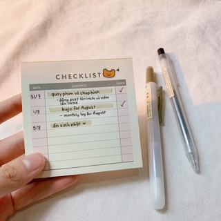 Notepad Planner - Tập Xé Lên Kế Hoạch Checklist