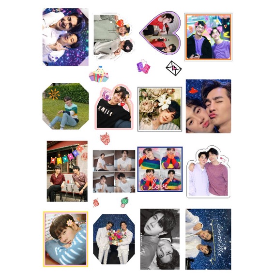 CẮT SẴN | Stickers hình dán MewGulf, JoongDunk, OhmNon, BKPP, EarthMix, PondPhuwin, BrightWin, BPrem, OffGun, YinWar, 2W