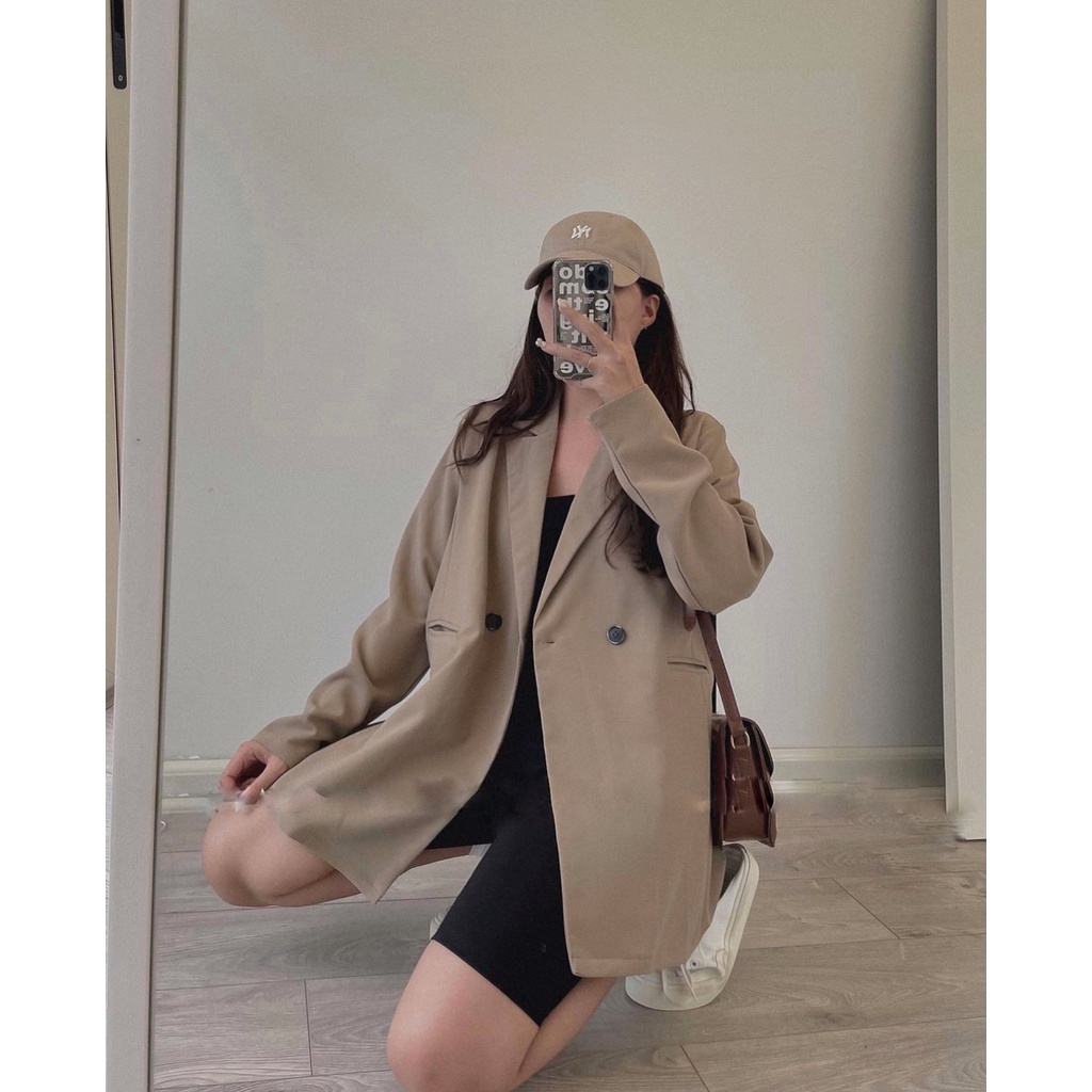Áo vest blazer 2 cúc dày dặn 3 màu Quảng Châu CHANREEN [FREESHIP] | BigBuy360 - bigbuy360.vn