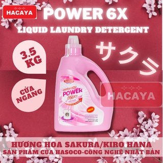 Nước giặt Power 3.5kg công nghệ Nhật hương Sakura hoặc Kiio Hana cửa ngang hasoco
