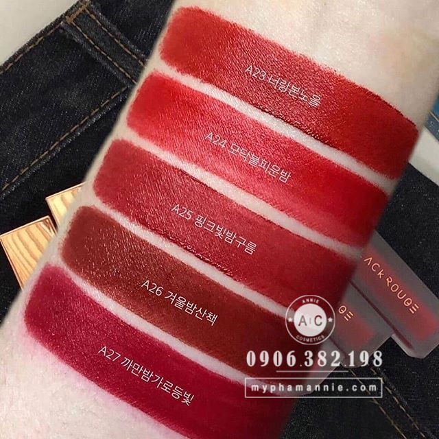 Son Black Rouge ver 5 - Bảng màu son Black Rouge ver 5 (full màu) | BigBuy360 - bigbuy360.vn
