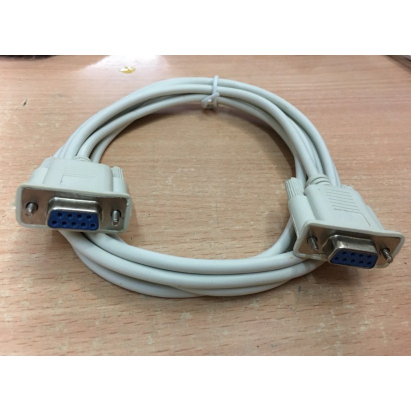 Cáp Com DB9 RS232 Null Modem Âm Âm Chuẩn Chéo Length 1.5M