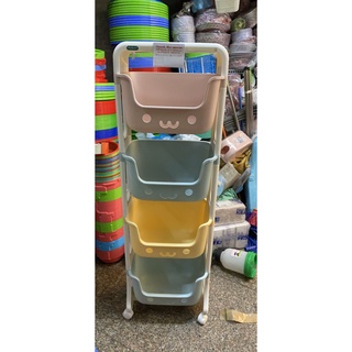 Kệ gấu Hokori đựng đồ đa năNG có bánh xe Việt Nhật 5576( ko chon màu)
