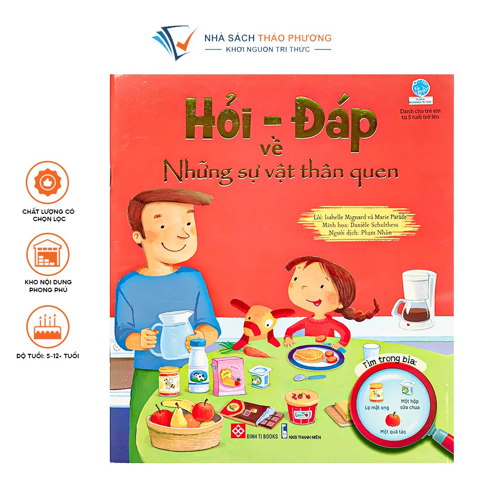 Sách - Hỏi đáp về các chủ đề trong cuộc sống cho trẻ từ 5 tuổi