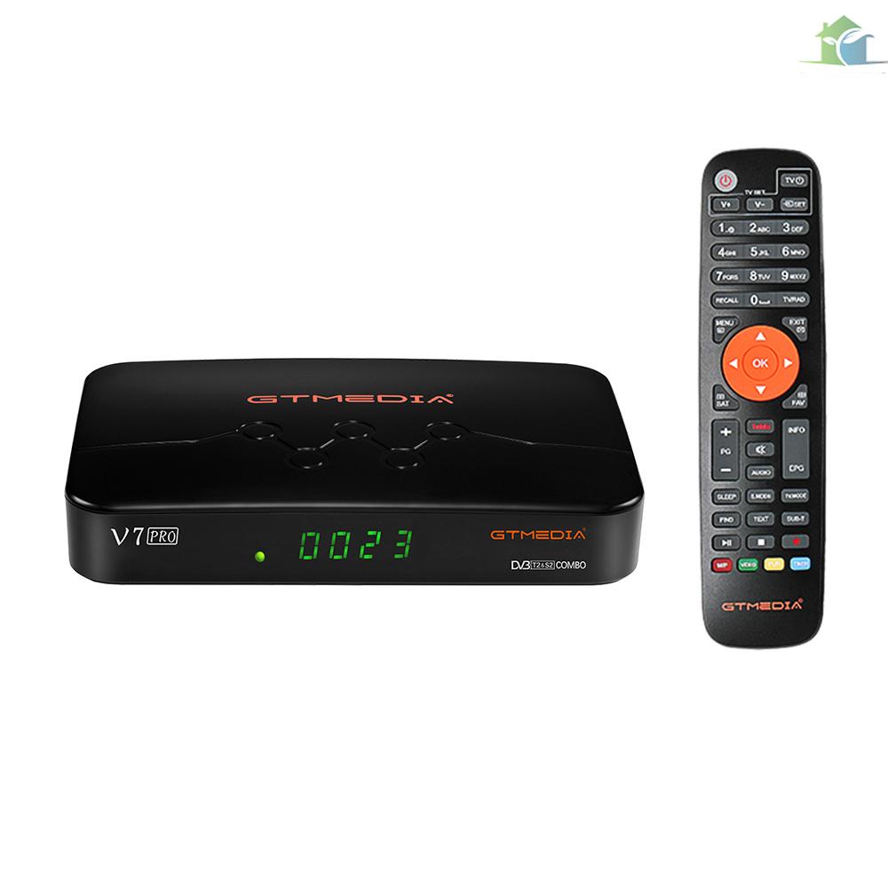 YOUP  GTMEDIA V7 PRO TV Receiver DVB-S/S2/S2X+T/T2 TV Decoder Memory 1G Bit RAM Support H.265 Albertis/Tivusat/BBC Satback