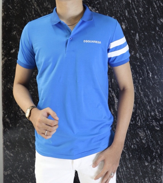Áo thun nam cổ trụ Dsquared2
