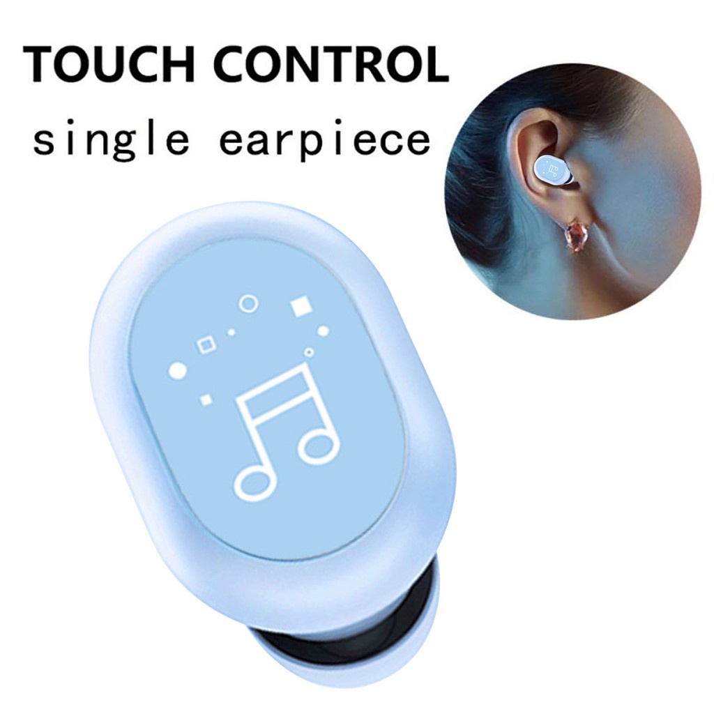 Tai Nghe Nhét Tai Bluetooth 5.0 Không Dây Chống Ồn Có Mic Tiện Dụng