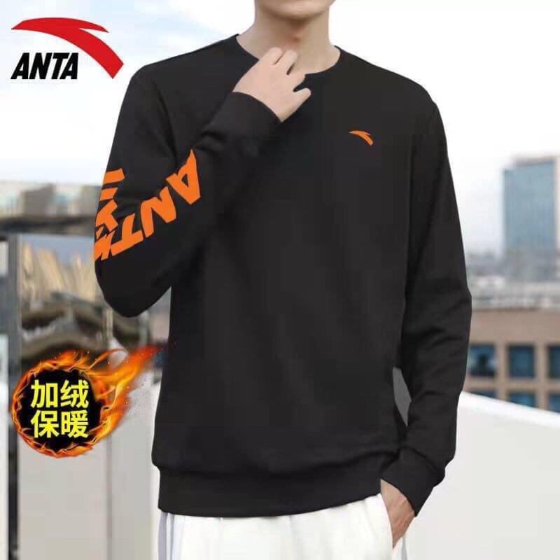 Áo nỉ bông ANTA nam xuất dư