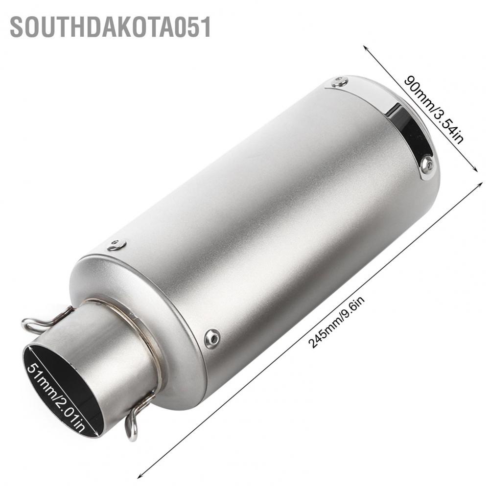 Southdakota051 Hệ thống xả trượt ‑ Trên bộ giảm thanh + Lắp ống giữa cho 125 250 390 RC390 2017‑2020