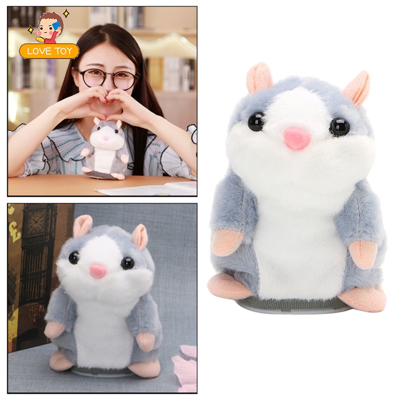 Chuột Hamster Nhồi Bông Biết Nói Xinh Xắn Cho Bé 2 3 Tuổi