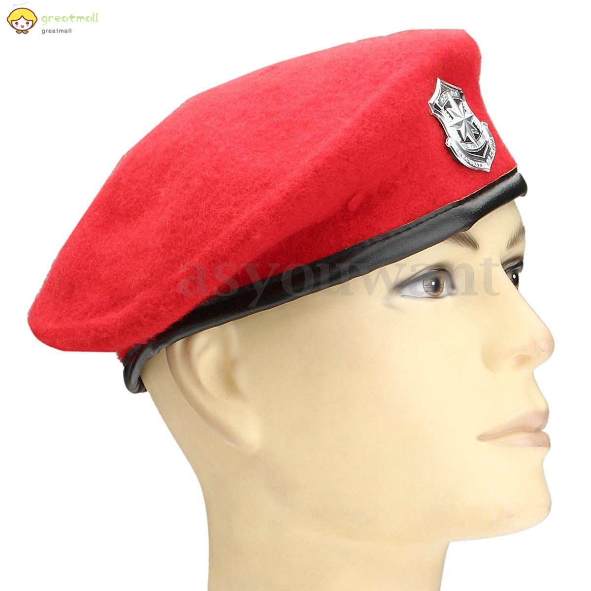 Mũ Beret Phong Cách Quân Đội Cho Nam Và Nữ