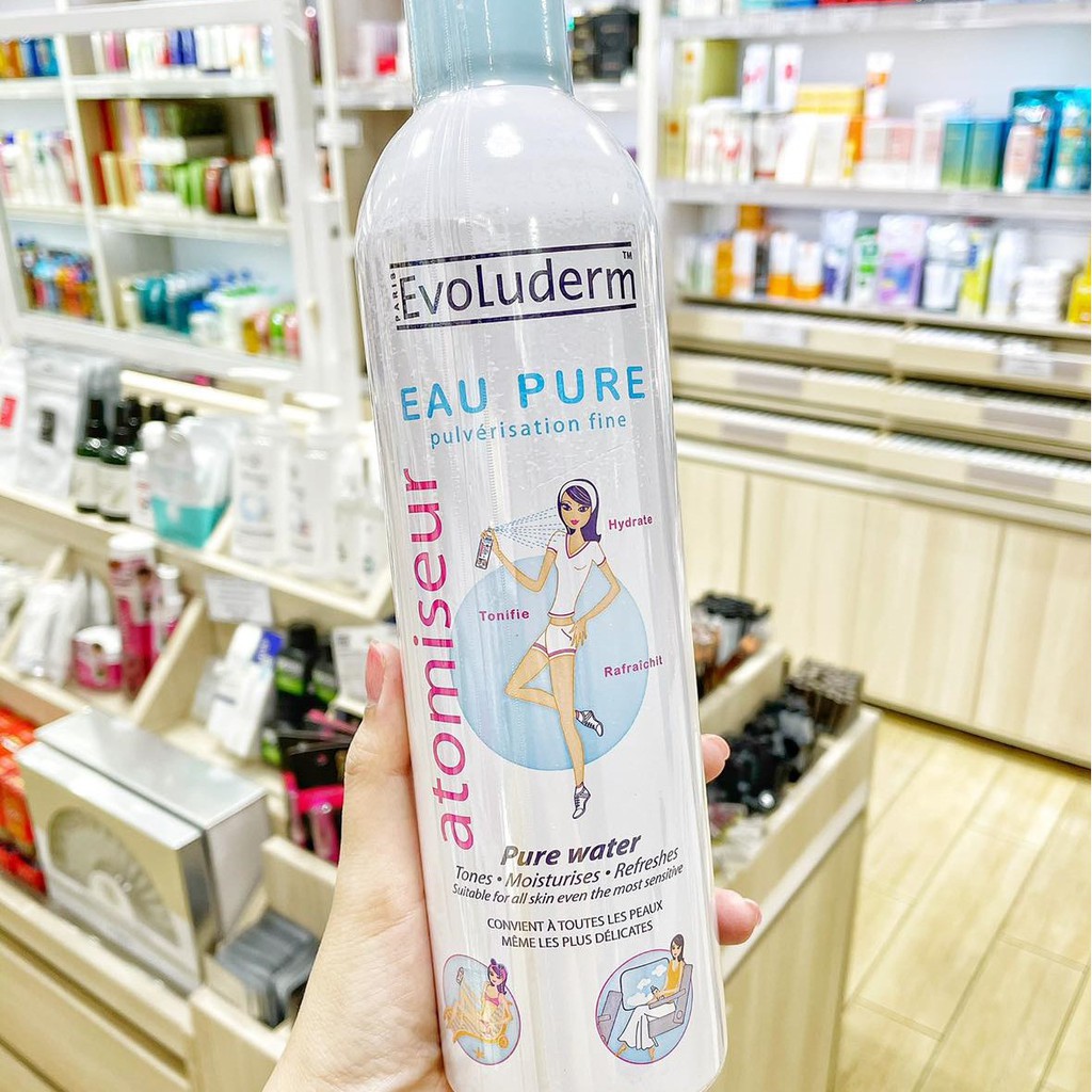 Xịt Khoáng Cấp Ẩm Làm Dịu Da Evoluderm Pháp 400ml | BigBuy360 - bigbuy360.vn