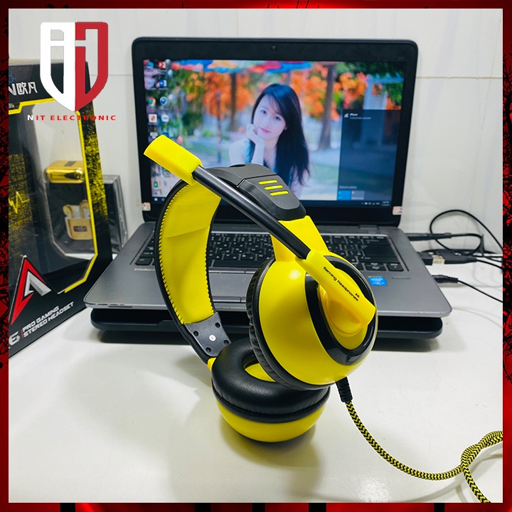Tai Nghe Gaming Chụp Tai Có Mic Máy Vi Tính Pc Laptop OVANN X6 Headphone Có Dây
