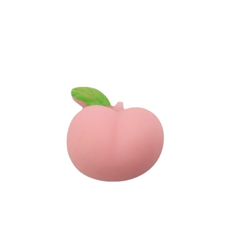Đồ chơi nắn bóp squishy kiêu dáng trái đào hồng 3D giúp giảm stress