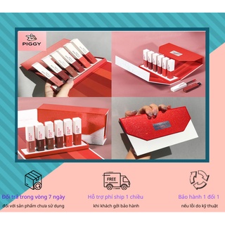 🎁 FREESHIP 🎁 💄 Set Son Kem She Loves 6 Thỏi 💄 HỘP BỊ MÓP
