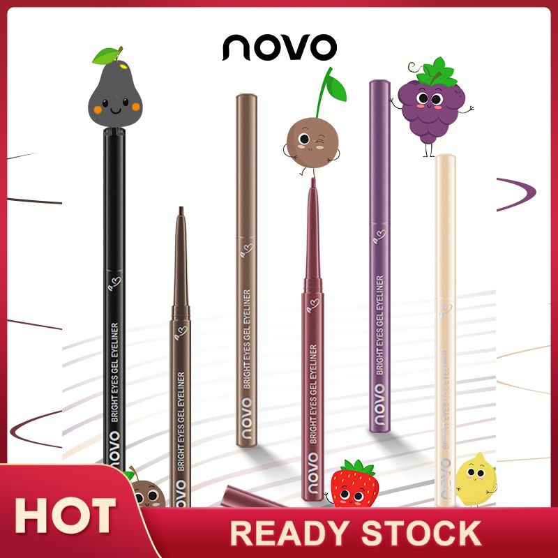Bút kẻ mắt Novo 6 màu lâu trôi chống thấm nước và mồ hôi tùy chọn | BigBuy360 - bigbuy360.vn