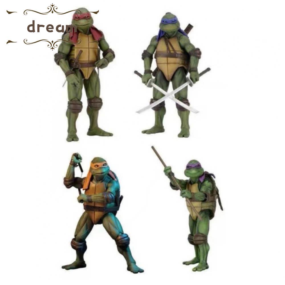 【DREAMLIFE】NECA Teenage Mutant Ninja Turtles 1990 Movie Official 7 TMNT Action Figure