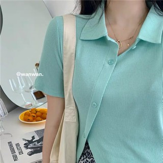 ÁO LEN TĂM NGẮN TAY CÚC LỆCH