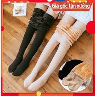 [Free Ship] Hàng Cao Cấp- Quần tất lót lông dày ấm màu da ,đen