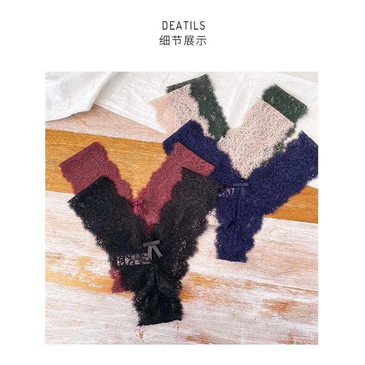 Quần lót lọt khe nữ chữ Y, Quần Ren lọt khe Sexy QL19 [95's House]