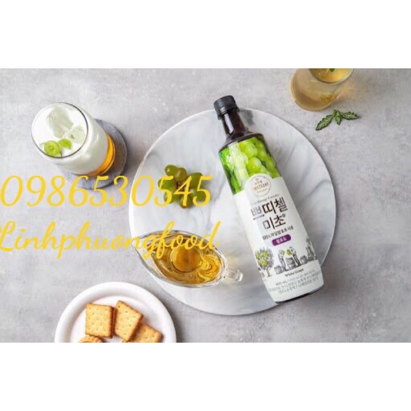 Giấm uống nho xanh CJ 900ml