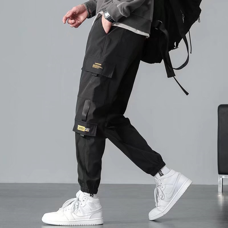 Quần ống rộng Phong Cách hip hop Hàn Quốc Cho Nam