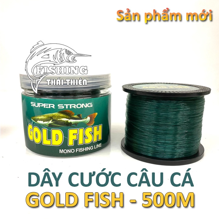 Dây Cước Câu Cá Coastline Goldfish Cuộn 500m Siêu Bền Màu Xanh Rêu Tàng Hình Dưới Nước